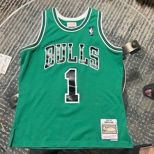 D Rose 1🌹 08-09 Green Bulls Jersey by Mitchell & Ness